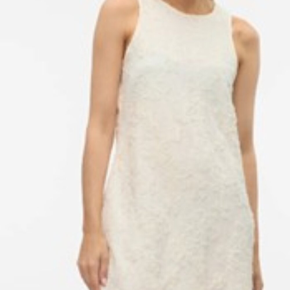 Jessica  textured lace sleeveless camisole dress white size 16  plus size